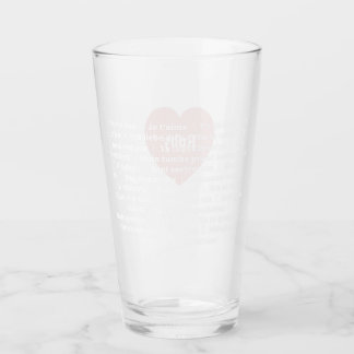 Copo De Pint Design personalizado cor-de-rosa empoeirado multil
