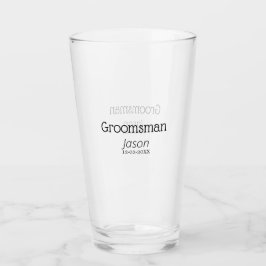 Copo De Pint despedida de solteiro padrinho adicionar nome mode