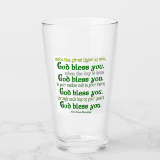 Copo De Pint Deus te abençoe Bênção Irlandesa