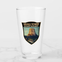 Copo De Pint Devils Tower National Monuuument Wyoming Watercolo