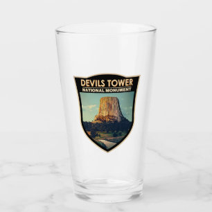 Copo De Pint Devils Tower National Monuuument Wyoming Watercolo