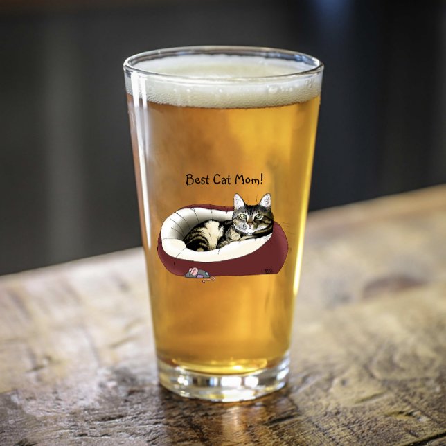 Copo De Pint Dia de as mães de Cat (Criador carregado)