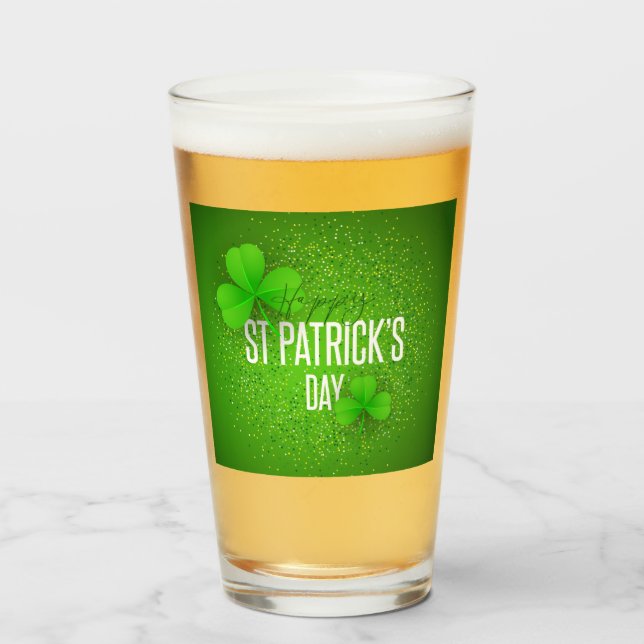 Copo De Pint Dia de São Patrício (Frente (Preenchido))