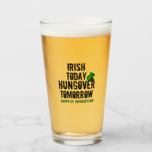 Copo De Pint Dia de São Patrício Irlandês hoje caçador aman