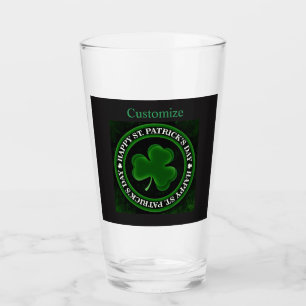 Copo De Pint Dia de São Patrício Shamrock verde 