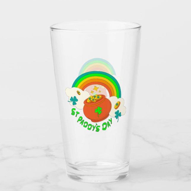 Copo De Pint Dia do Paddy da rua (Frente)