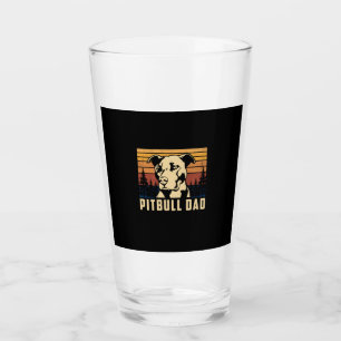 Copo De Pint Dia dos Pais Pitbull Pai