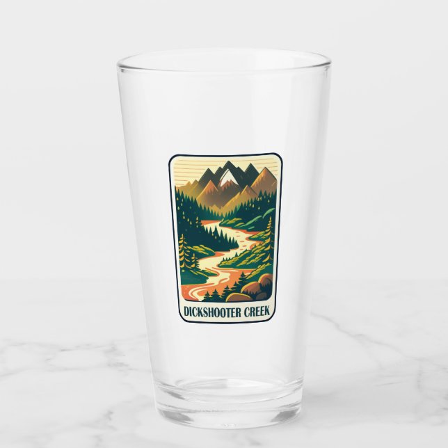 Copo De Pint Dickshooter Creek Idaho Colors (Frente)