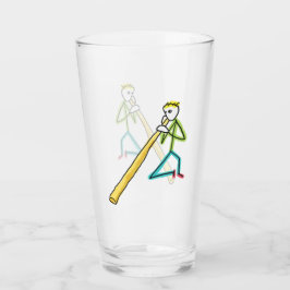 Copo De Pint Didgeridoo Stickman