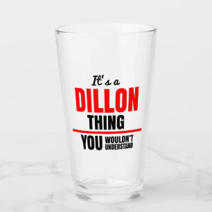 Copo De Pint Dillon, coisa que você não entenderia.