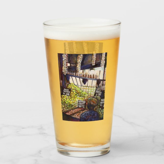 Copo De Pint Dimensões da curiosidade (Frente (Preenchido))