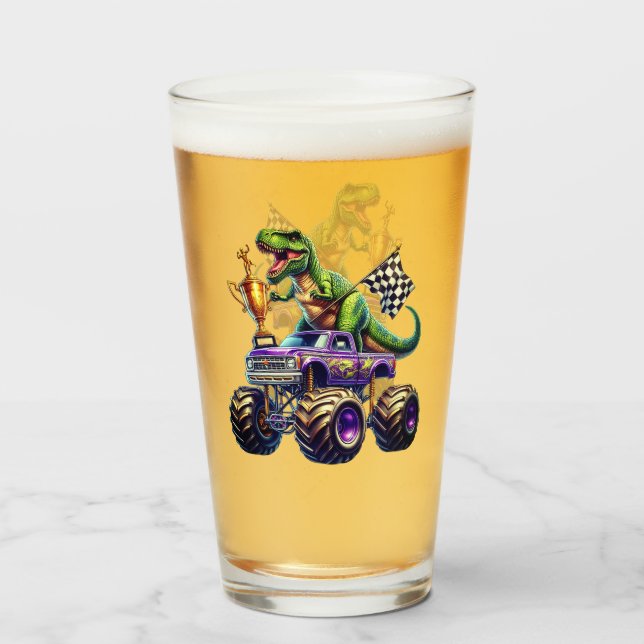 Copo De Pint Dinosaur  (Frente (Preenchido))