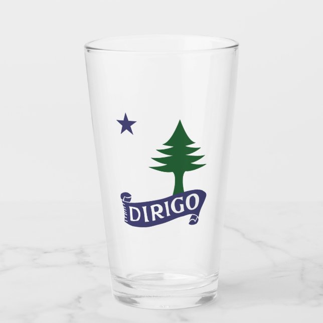 Copo De Pint Dirigo / 1901 Maine Flag (Frente)