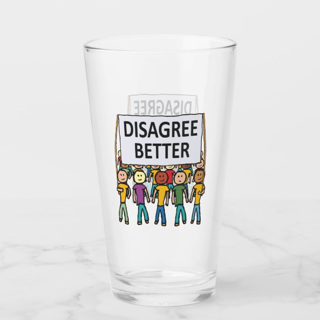 Copo De Pint Discordo melhor (Frente)