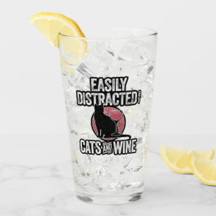 Copo De Pint Distração fácil de gatos e vinhos