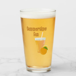 Copo De Pint Diversão de Verão Cítrica