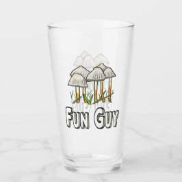 Copo De Pint Divertido Cara Engraçado Mushroom Pun