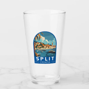 Copo De Pint Dividir a Viagem Art da Croácia