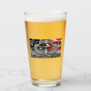 Copo De Pint Divisão Aerotransportada 101 Bandeira Americana