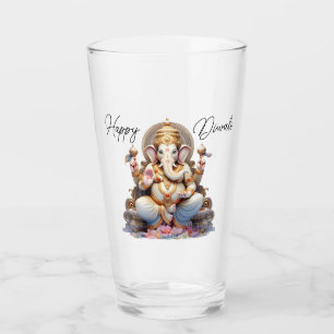 Copo De Pint Diwali Ganesh Glass