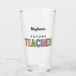 Copo De Pint Docente Futuro Personalizado Corajoso