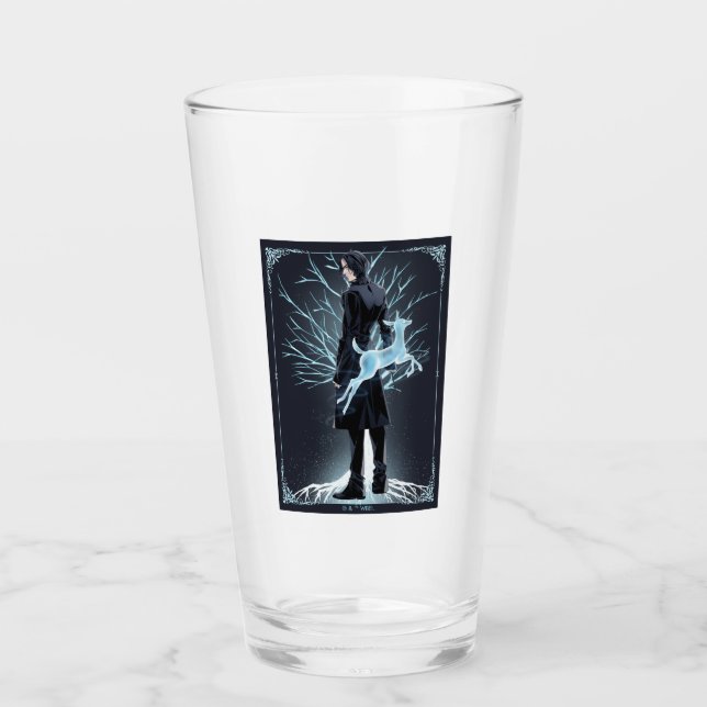 Copo De Pint Doe Patronus do Anime Severus Snape (Frente)