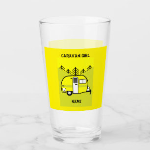 Copo De Pint Dons de Caravan Art - Ame o meu café caravana