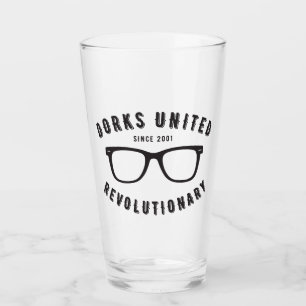 Copo De Pint DORKS Vidro de Impressão Revolucionária Unida