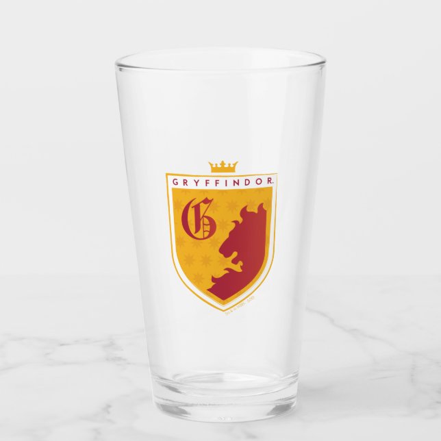 Copo De Pint Dourado GRYFFINDOR™ Crest Crowed (Frente)