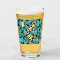 Dourado Southwest Kokopelli Glass