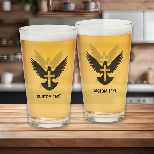 Copo De Pint Dove com Cruz (Criador carregado)