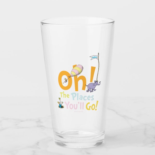 Copo De Pint Dr. Seuss | Ah! O Desfile dos Lugares (Frente)