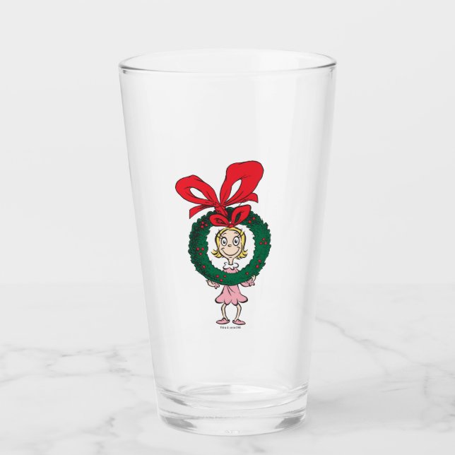 Copo De Pint Dr. Seuss | Cindy-Lou Who - Wreath (Frente)