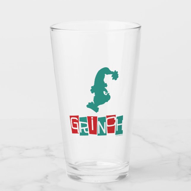 Copo De Pint Dr. Seuss | Grinch - Vermelho & Verde (Frente)