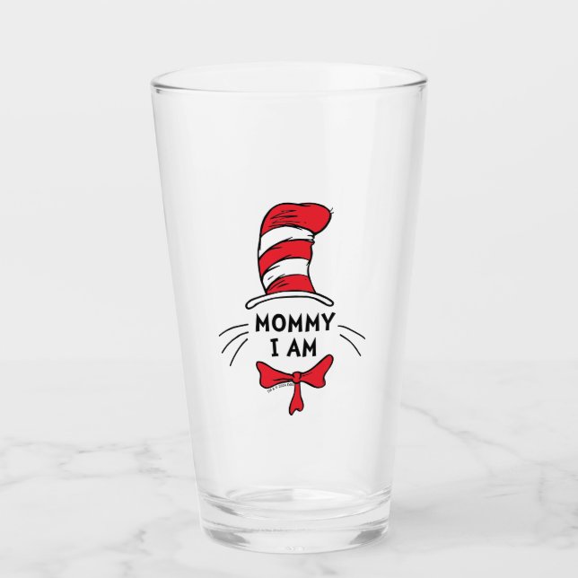 Copo De Pint Dr. Seuss | O Gato no Chapéu - Mamãe eu sou (Frente)