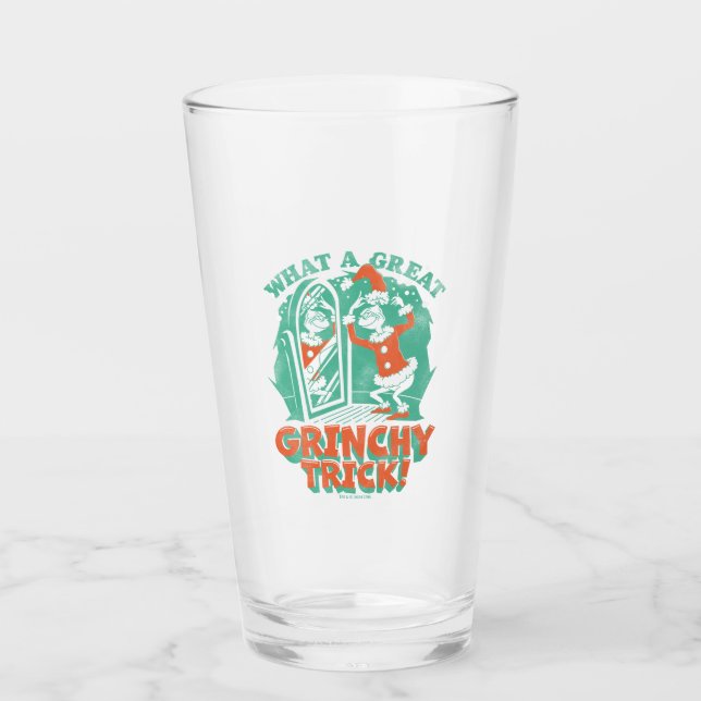 Copo De Pint Dr. Seuss | Que Grande Truque Grinchy! (Frente)