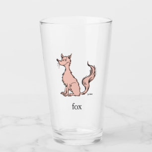 Copo De Pint Dr. Seuss   Raposa Rosa