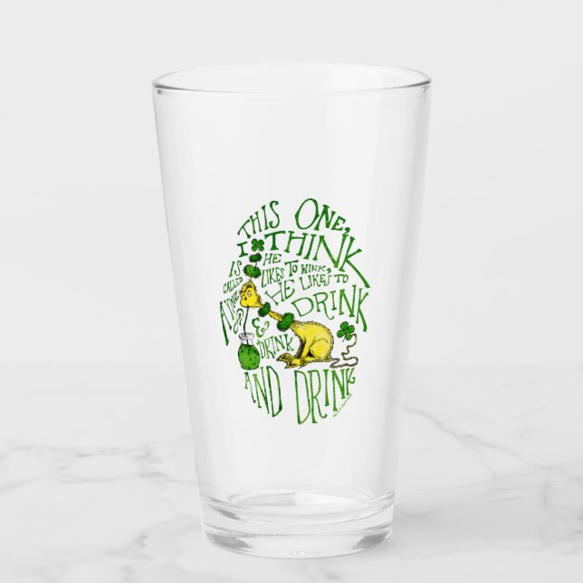 Copo De Pint Dr. Seuss | Yink - Dia de São Patrício (Frente)