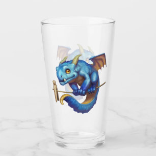 Copo De Pint Dragão Azul Pequeno