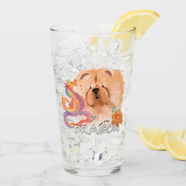 Copo De Pint DRAGON-TALEZ Ano de CHOW do Dragão (Gelo traseiro)