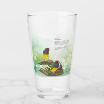 Dramático Pintado à Mão Finch Gouldian