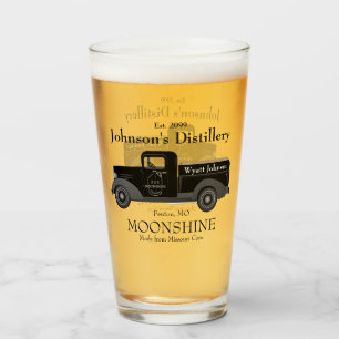 Copo De Pint Drinkware de vidro de pinça de pinça de diversão d