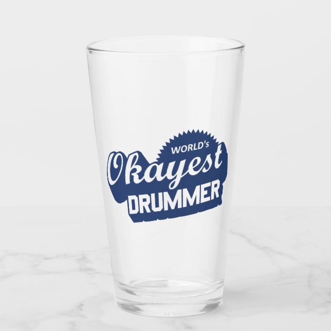 Copo De Pint Drummer Mais Alto do Mundo (Frente)