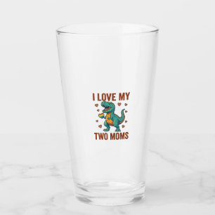 Copo De Pint Duas Mães Orgulho Camisa Vector T-Shirt Design de 