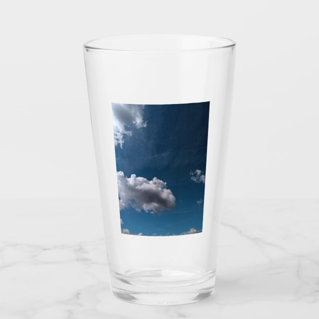 Copo De Pint Duas nuvens brancas, num céu azul (Frente)