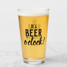 Copo De Pint É Cerveja O'Clock Engraçado Vidro de Cerveja Beben