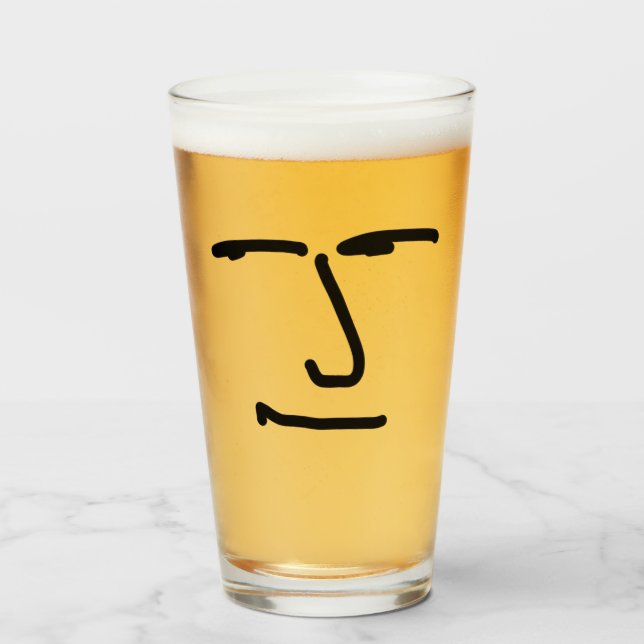 Copo De Pint É TÃO Vidro Tumbler (Frente (Preenchido))