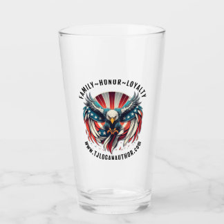 Copo De Pint Eagle Logo de 16 oz. Vidro