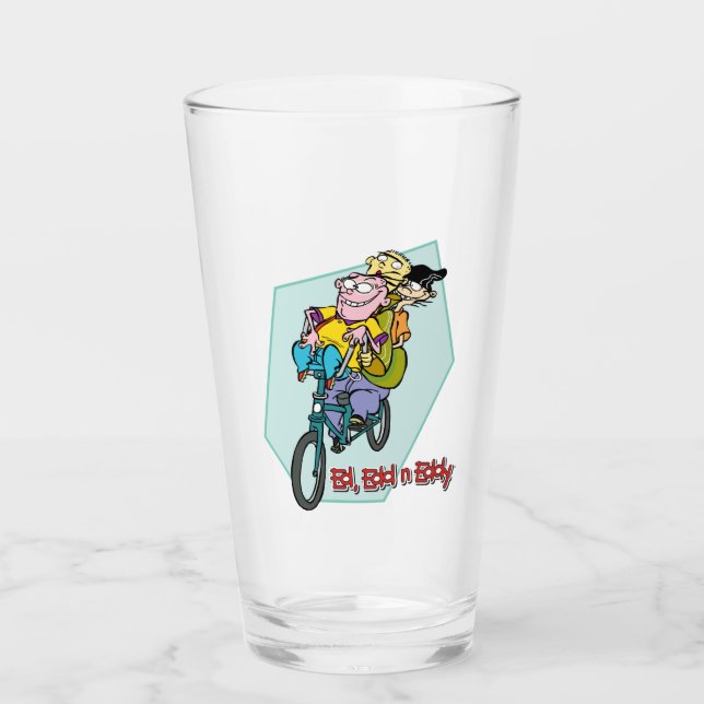 Copo De Pint Ed, Edd, um Eddy numa bicicleta (Frente)