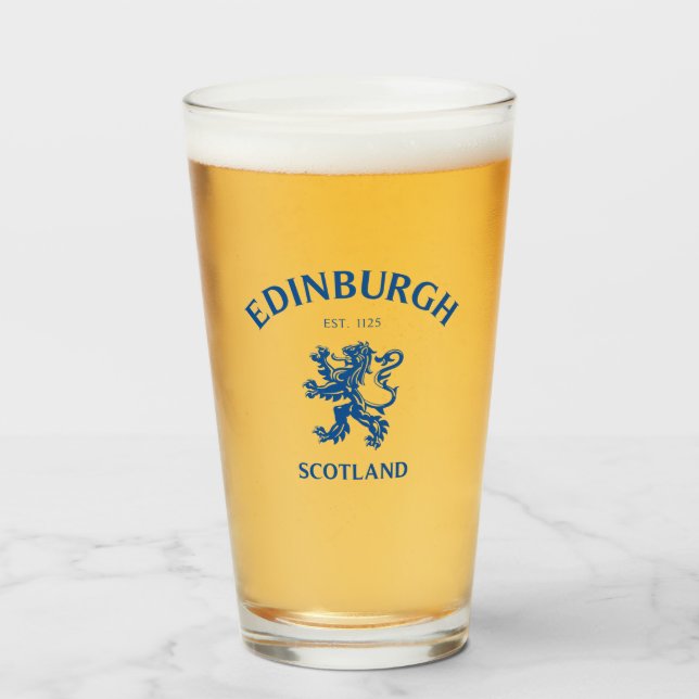 Copo De Pint EDINBURGH Escócia (Frente (Preenchido))